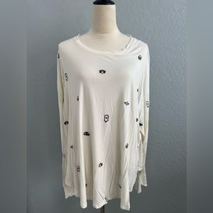 Disney Star Wars long sleeve with embroidered characters shirt size 3X